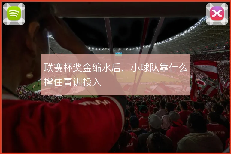 联赛杯奖金缩水后,小球队靠什么撑住青训投入